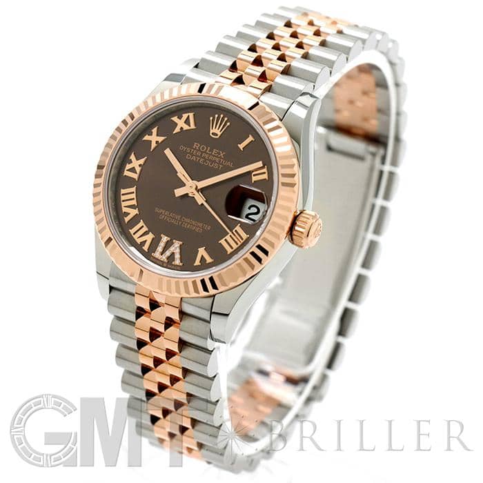 新品)ROLEX ロレックス デイトジャスト 278271 チョコレート ローマ VI