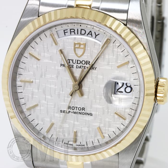 新品)TUDOR チューダー プリンス デイトデイ 76213 シルバーモザイク