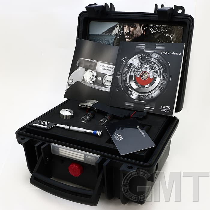 中古)ORIS オリス プロダイバー クロノグラフ 01 674 7630 7154-Set