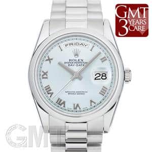 ROLEX ロレックス デイデイト 118206 アイスブルー ローマ メイン