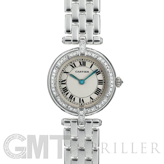中古)CARTIER カルティエ パンテール ラウンド WF5033F3 ホワイト