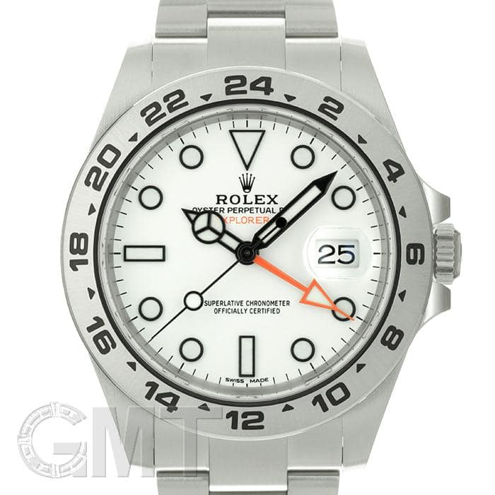中古)ROLEX ロレックス エクスプローラー II 216570 ホワイト（商品ID