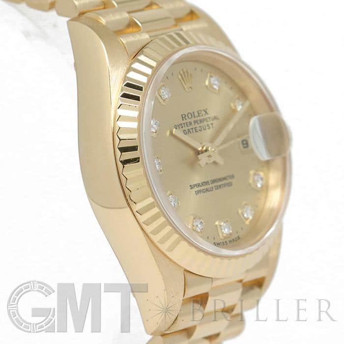 ROLEX ロレックス ウォッチ デイトジャスト 時計 79178G 腕時計
 イエローゴールド シャンパンゴールド文字盤 自動巻き レディース【中古】 中古)ROLEX ロレックス デイトジャスト 79178G シャンパン（商品ID