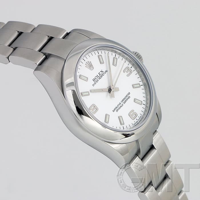 中古)ROLEX ロレックス オイスターパーペチュアル 177200 ホワイト 369