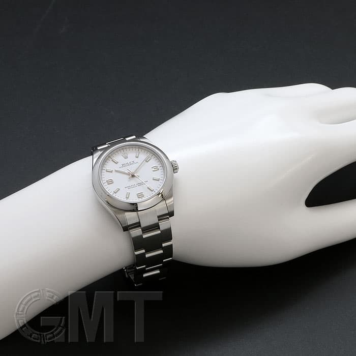 中古)ROLEX ロレックス オイスターパーペチュアル 177200 ホワイト 369