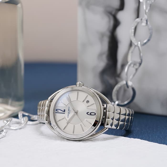 CHAUMET レディース 時計 面倒くさく P139 シルバー