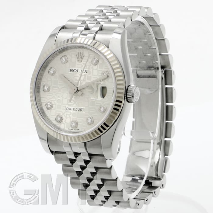 ロレックス デイトジャスト 69174G シルバー シルバー彫りコンピューター 中古)ROLEX ロレックス デイトジャスト 79174G シルバー