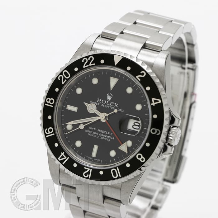 未使用)ROLEX ロレックス GMTマスター Ⅱ 16710 ブラック（商品ID 