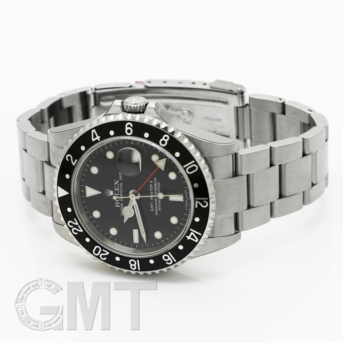 未使用)ROLEX ロレックス GMTマスター Ⅱ 16710 ブラック（商品ID