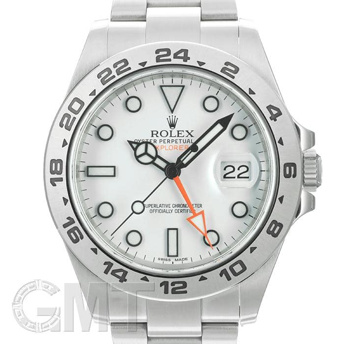 中古)ROLEX ロレックス エクスプローラー II 216570 ホワイト（商品ID