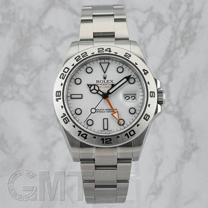 中古)ROLEX ロレックス エクスプローラー II 216570 ホワイト（商品ID