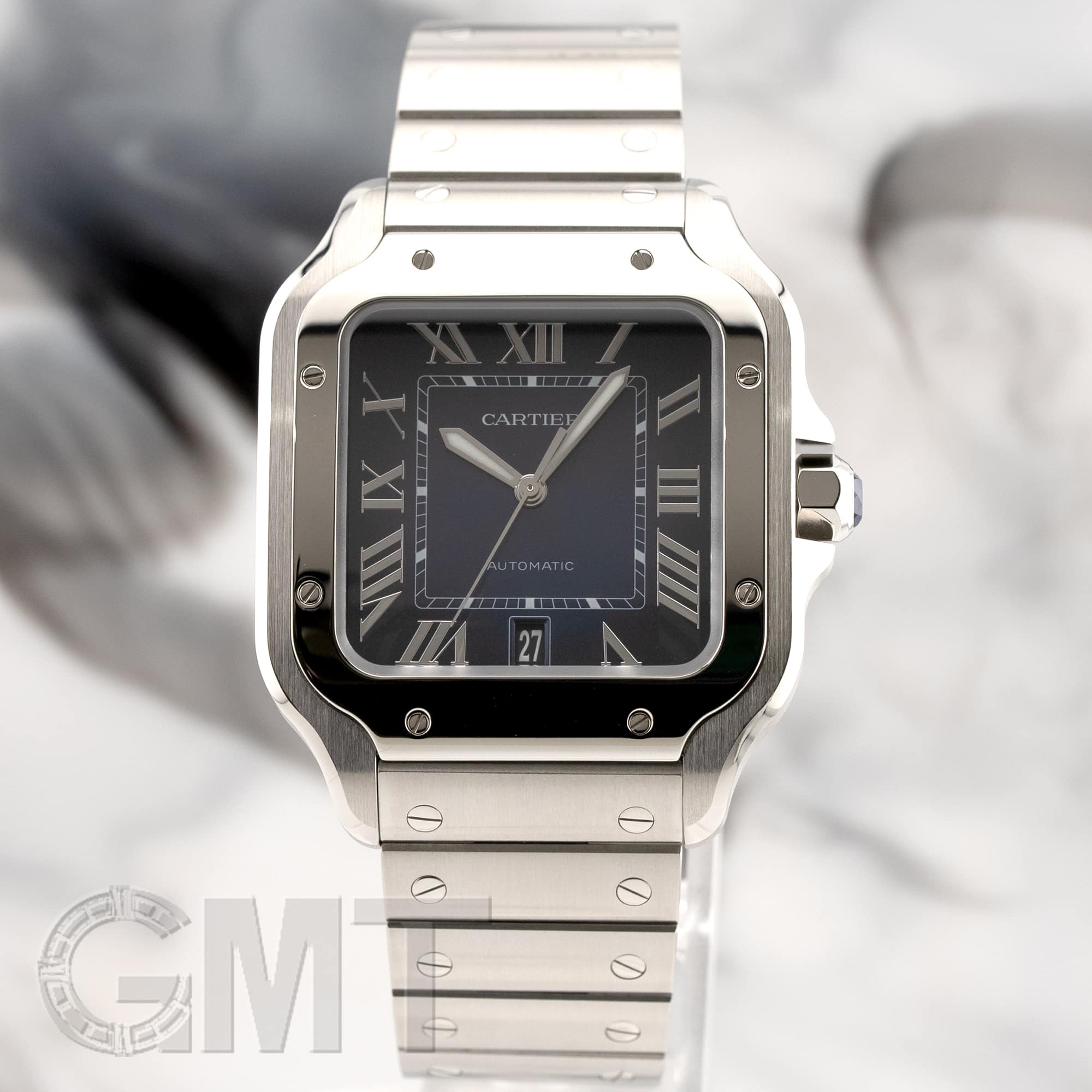 d*f カルティエ サントス ドゥ カルティエ LM WSSA0030 中古)CARTIER カルティエ サントス ドゥ カルティエ LM WSSA0030