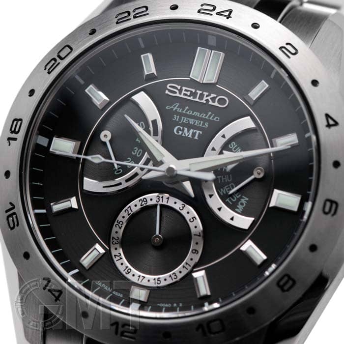 中古)SEIKO セイコー メカニカル GMT SARN001（商品ID：3000007215640