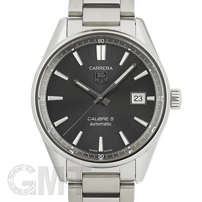 OH済 タグホイヤー カレラ キャリバー5 WAR211C グレーダイアル AT 中古)TAG HEUER タグ・ホイヤー カレラ Cal.5 グレー WAR211C.BA0782
