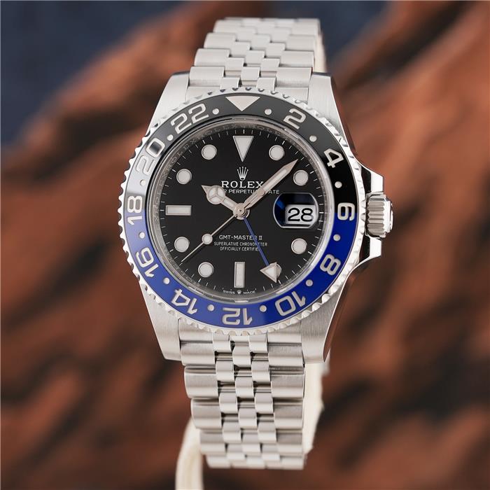 中古)ROLEX ロレックス GMTマスター II 126710BLNR ジュビリー 