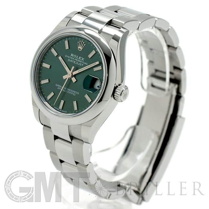 新品)ROLEX ロレックス デイトジャスト 278240 ミントグリーン（商品ID
