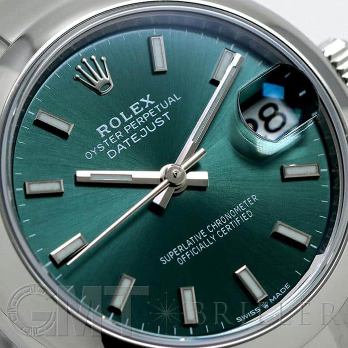 新品)ROLEX ロレックス デイトジャスト 278240 ミントグリーン（商品ID