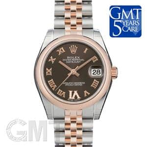 ROLEX ロレックス デイトジャスト 178241 ブラウン VIダイヤ ローマ ジュビリーブレスレット メイン
