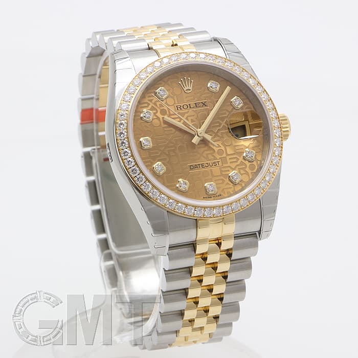 ROLEX ロレックス　腕時計　デイトジャスト 新品)ROLEX ロレックス デイトジャスト 116243G シャンパン