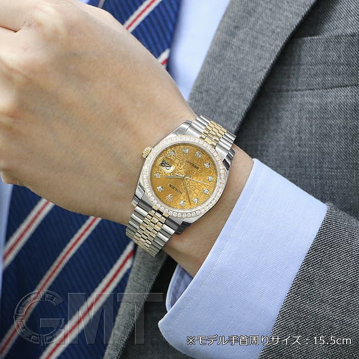 aachan 　ROLEX ロレックス　デイジャスト 新品)ROLEX ロレックス デイトジャスト 116243G シャンパン