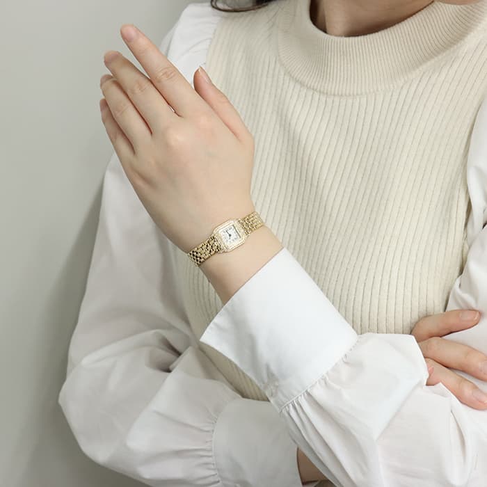 中古)CARTIER カルティエ パンテール ミニパンテール WF3141BP ベゼル