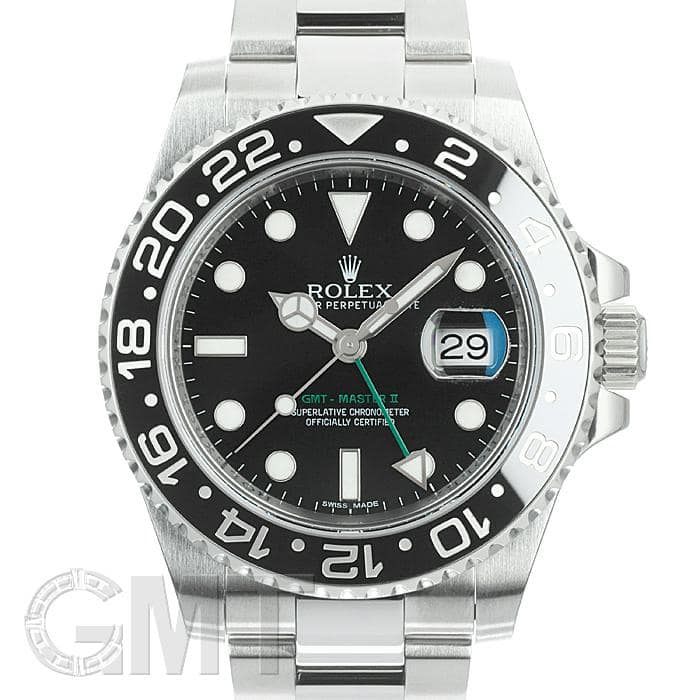 中古)ROLEX ロレックス GMTマスター II 116710LN ブラック G番（商品ID