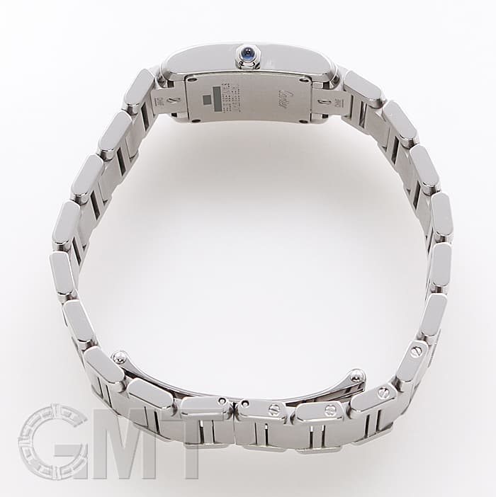 中古)CARTIER カルティエ タンク フランセーズ SM ブルーMOP W51034Q3