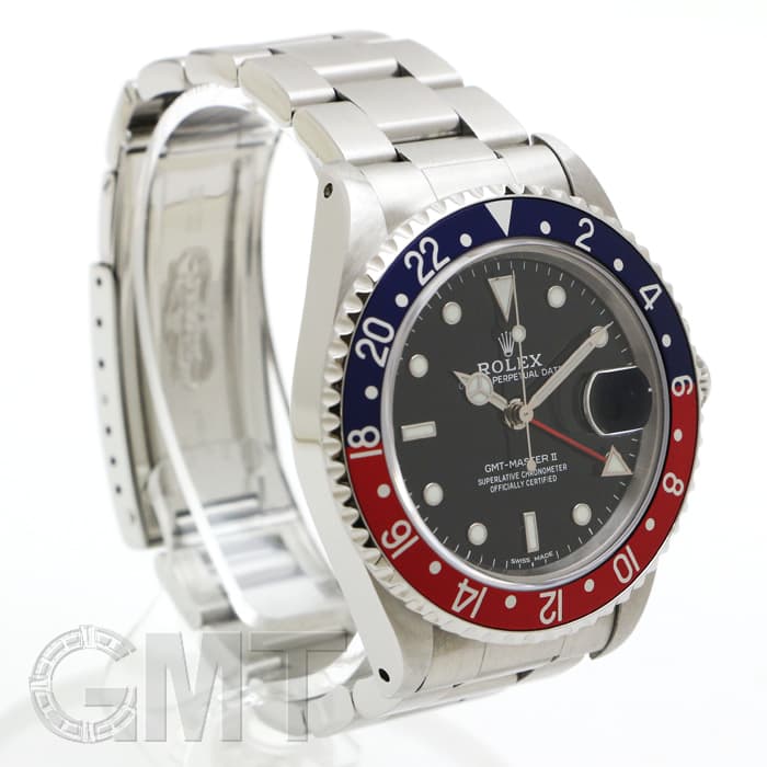 中古)ROLEX ロレックス GMTマスター II 16710 ブルー/レッド S番