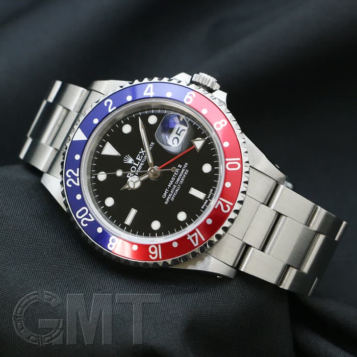 中古)ROLEX ロレックス GMTマスター II 16710 ブルー/レッド S番