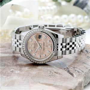 ROLEX ロレックス デイトジャスト 26 179384G ピンク ゴールドクリスタル ジュビリーブレス メイン