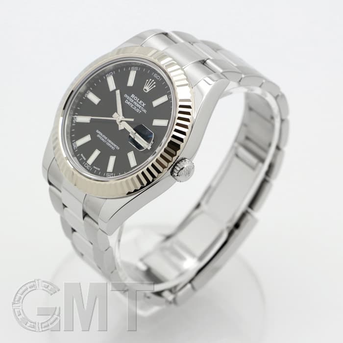 中古)ROLEX ロレックス デイトジャスト II 116334 ブラック