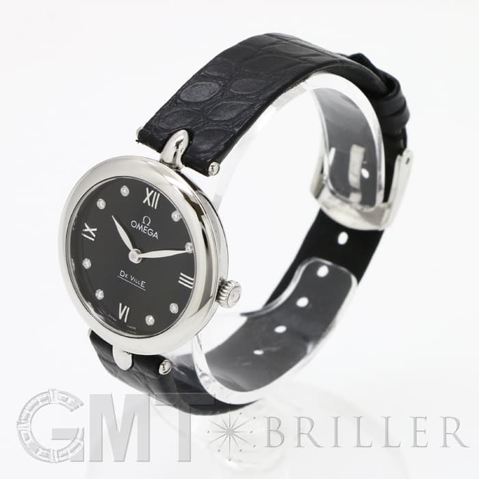 【新品】オメガ デ･ヴィル プレステージデュードロップ/D･8P 424.18.27.60.51.001 SS クォーツ DE VILLE オメガ デビル プレステージ デュードロップ ダイヤモンド