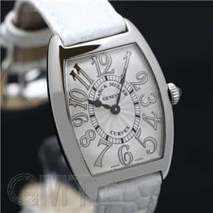 FRANCK MULLER フランク・ミュラー トノーカーべックス 1752QZREL シルバー ホワイトレザー メイン