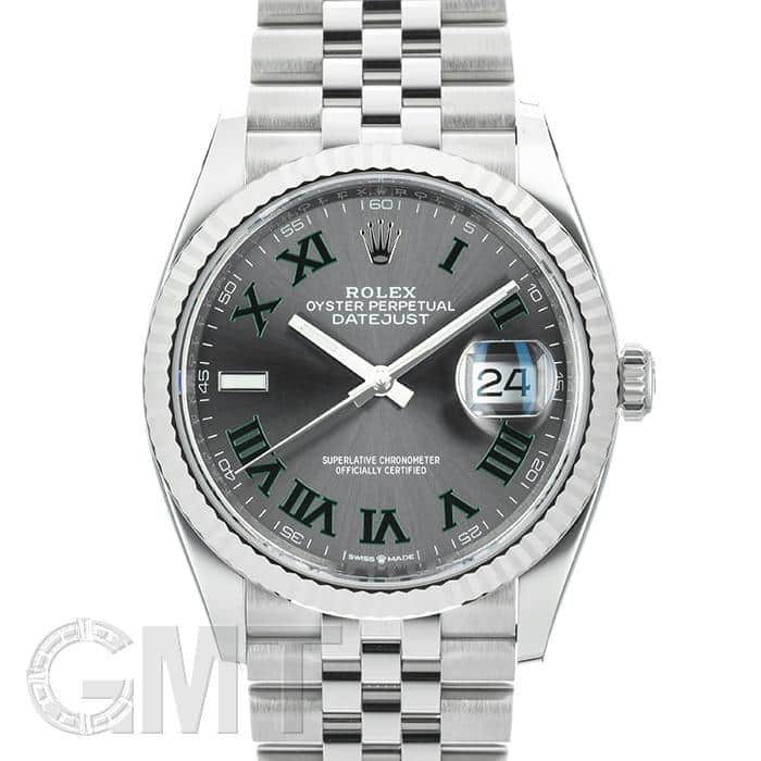 中古)ROLEX ロレックス デイトジャスト 36 126234 スレートローマ