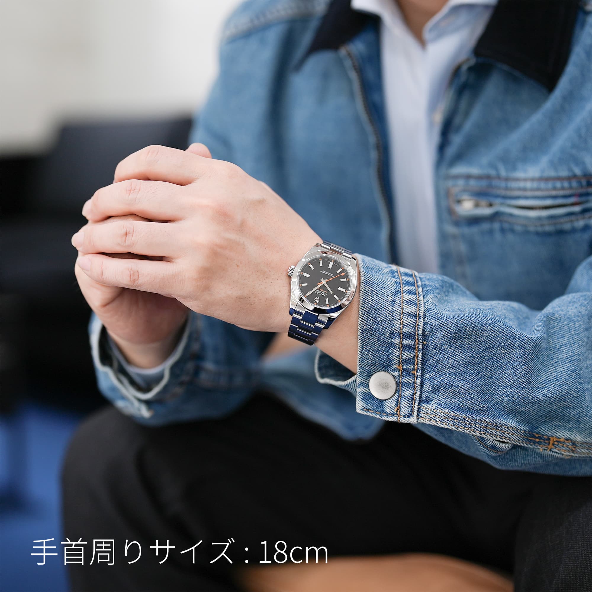 中古)ROLEX ロレックス ミルガウス 116400 ブラック（商品ID
