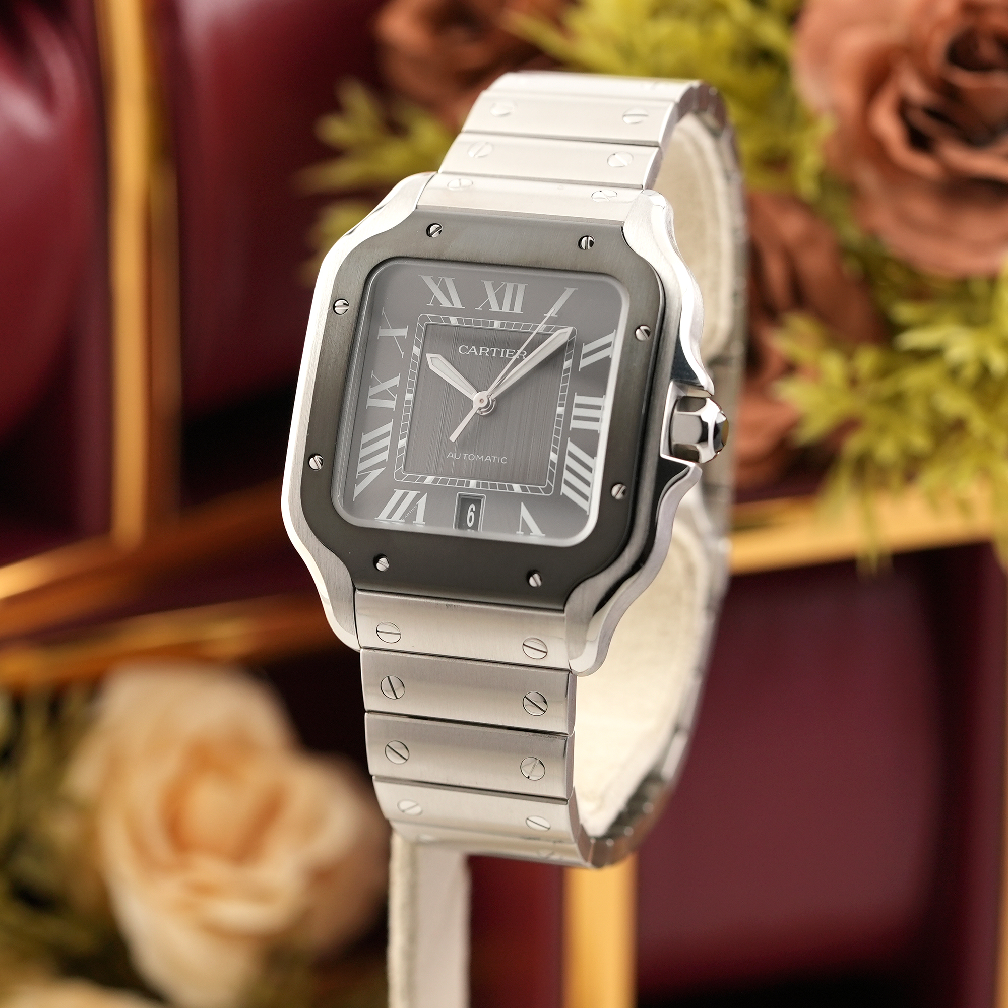 中古)CARTIER カルティエ サントス ドゥ カルティエ LM WSSA0037（商品