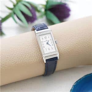 JAEGER LECOULTRE ジャガー・ルクルト レベルソ ワン Q3288420  シルバー ベゼルダイヤ メイン