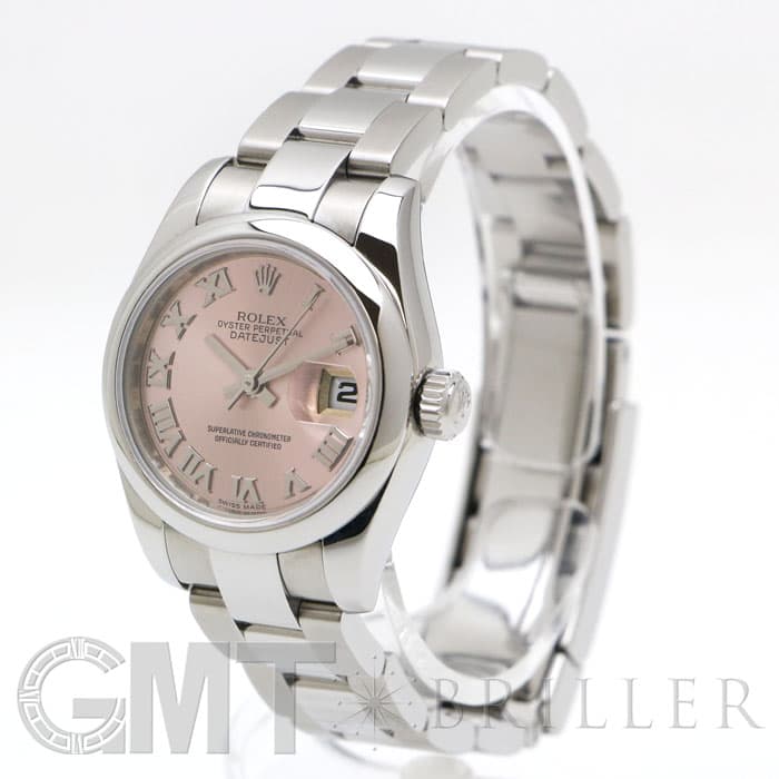 中古)ROLEX ロレックス デイトジャスト 179160 ピンク ローマ G番