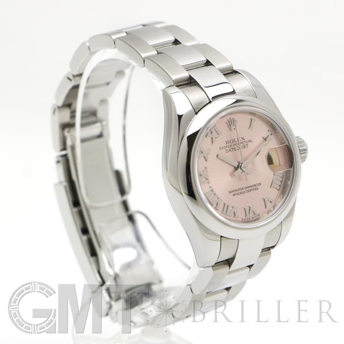 中古)ROLEX ロレックス デイトジャスト 179160 ピンク ローマ G番