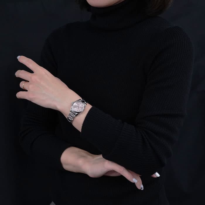 中古)ROLEX ロレックス デイトジャスト 179160 ピンク ローマ G番