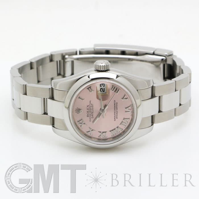 苺ミルク 中古)ROLEX ロレックス デイトジャスト 179160 ピンク ローマ G番
