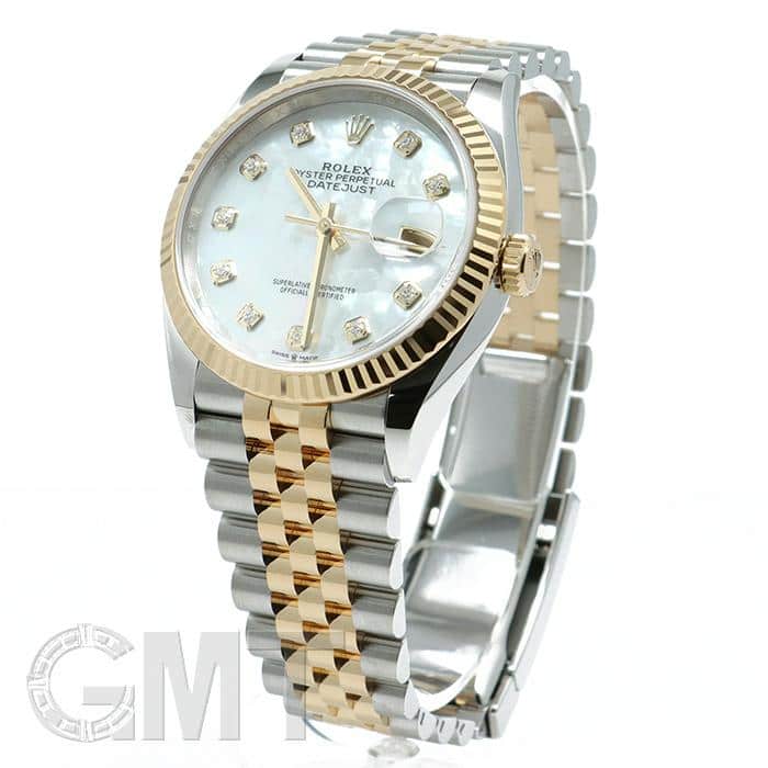 中古)ROLEX ロレックス デイトジャスト 36 126233NG ホワイトMOP