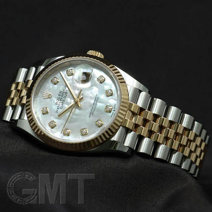 中古)ROLEX ロレックス デイトジャスト 36 126233NG ホワイトMOP