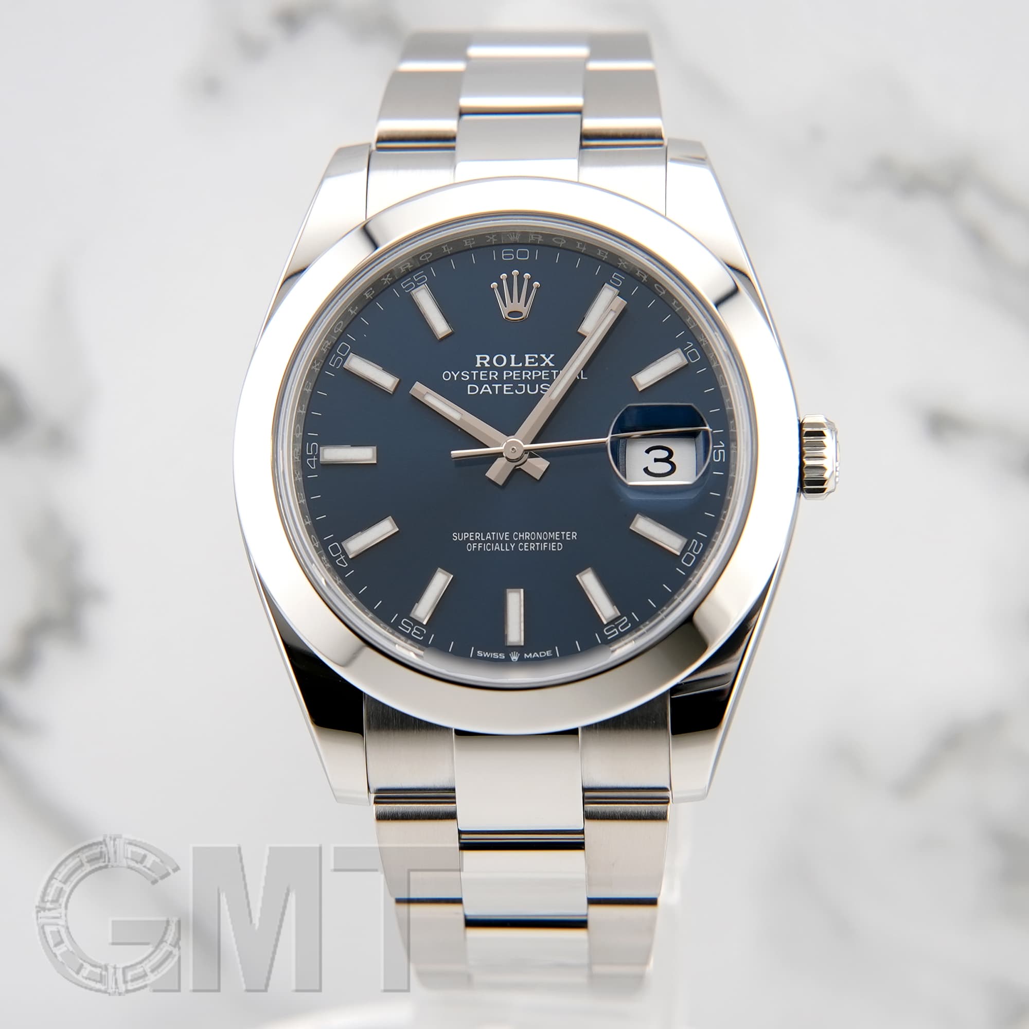 中古)ROLEX ロレックス デイトジャスト 41 126300 ブルー オイスター