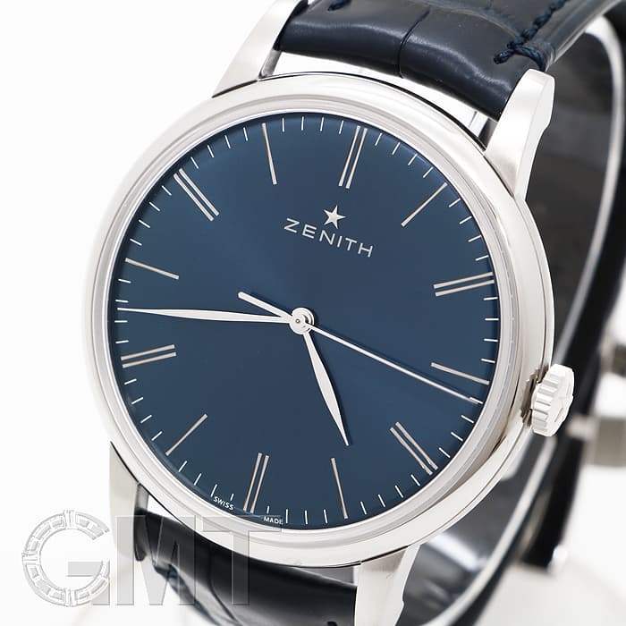 新品)ZENITH ゼニス エリート 6150 03.2272.6150/51.C700 ブルー