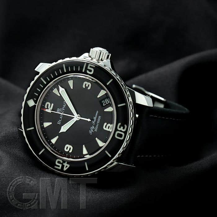 Blancpain ブランパン 5015-1130-52A フィフティ ファゾムス 腕時計 SS セイルキャンバス レディース [中古] 新品)BLANCPAIN ブランパン フィフティファゾムス 5015-1130-52A