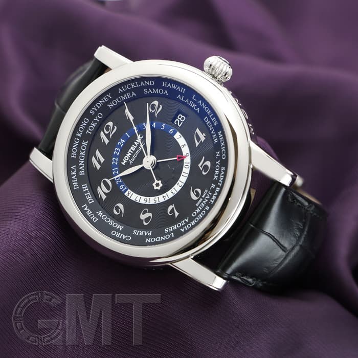 新品)MONTBLANC モンブラン スター ワールドタイム ブラック 106464