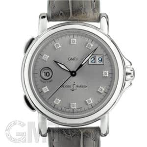 ULYSSE NARDIN ユリス・ナルダン サンマルコ GMT ビッグデイト 223-88  シルバー ダイヤ メイン