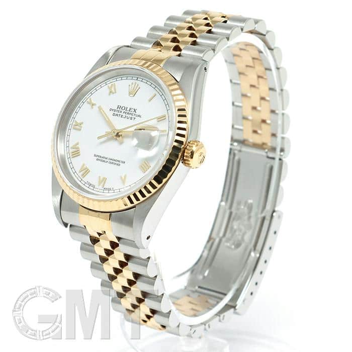 中古)ROLEX ロレックス デイトジャスト 16233 ホワイトローマ（商品ID