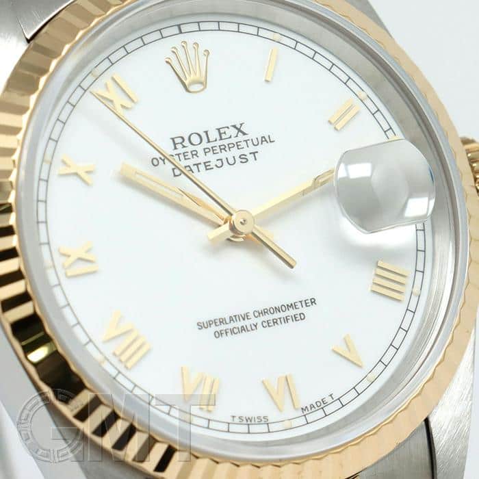 中古)ROLEX ロレックス デイトジャスト 16233 ホワイトローマ（商品ID